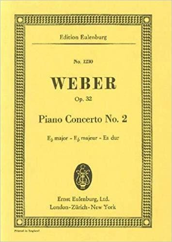 Concerto No. 2 Eb major op. 32 JV 155 韋伯．卡爾 協奏曲 大調 總譜 歐伊倫堡版 | 小雅音樂 Hsiaoya Music