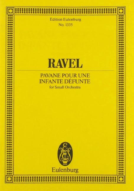 Pavane pour une infante défunte 拉威爾摩利斯 悼念早夭公主的帕望舞曲 總譜 歐伊倫堡版 | 小雅音樂 Hsiaoya Music