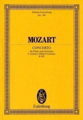 Concerto No. 24 C minor KV 491 Cadenzas by the Composer 莫札特 協奏曲 小調 裝飾樂段 作曲家 總譜 歐伊倫堡版 | 小雅音樂 Hsiaoya Music