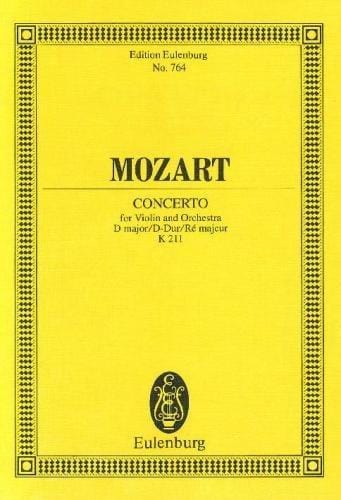 Concerto D major KV 211 莫札特 協奏曲大調 總譜 歐伊倫堡版 | 小雅音樂 Hsiaoya Music