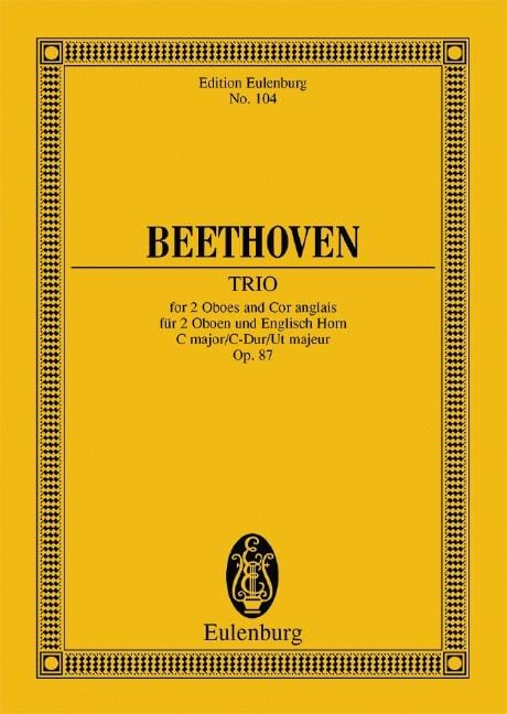 Trio C major op. 87 貝多芬 三重奏大調 總譜 歐伊倫堡版 | 小雅音樂 Hsiaoya Music