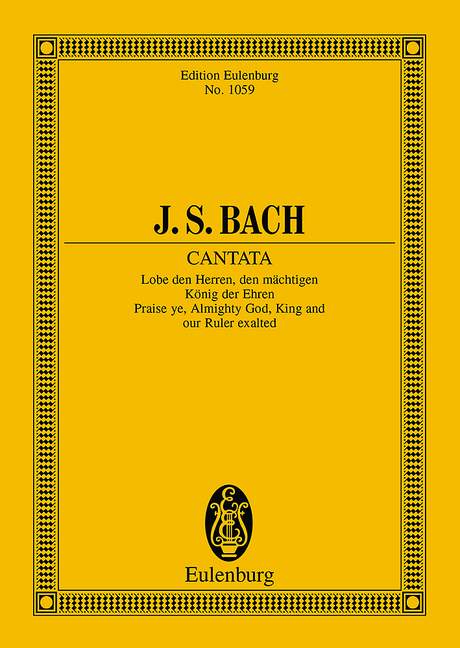 Cantata No. 137 (Dominica 12 post Trinitatis) BWV 137 Praise ye, Almighty God, King and our Ruler exalted 巴赫約翰‧瑟巴斯提安 清唱劇 總譜 歐伊倫堡版 | 小雅音樂 Hsiaoya Music
