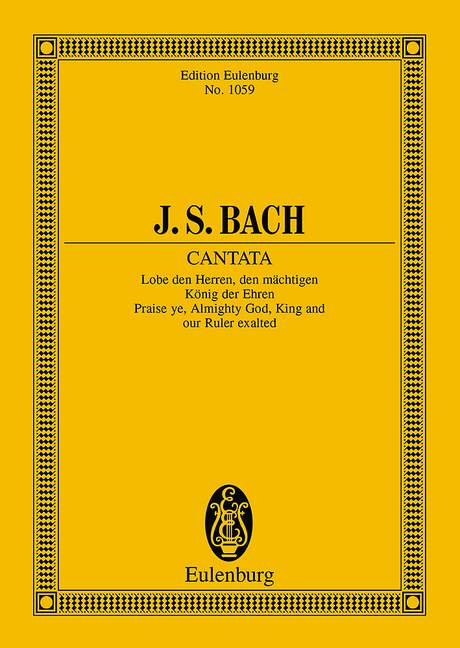 Cantata No. 137 (Dominica 12 post Trinitatis) BWV 137 Praise ye, Almighty God, King and our Ruler exalted 巴赫約翰‧瑟巴斯提安 清唱劇 總譜 歐伊倫堡版 | 小雅音樂 Hsiaoya Music