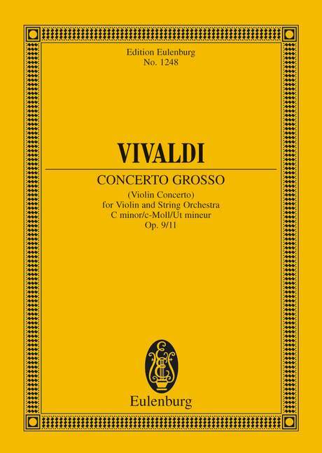 Concerto grosso C Minor op. 9/11 RV 198 La Cetra 韋瓦第 大協奏曲小調 小提琴加鋼琴 歐伊倫堡版 | 小雅音樂 Hsiaoya Music