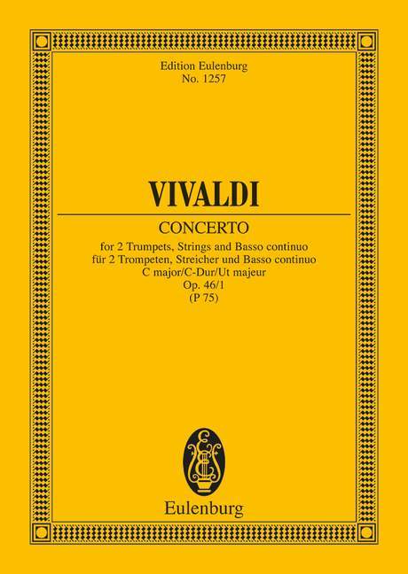 Concerto C major op. 46/1 RV 537/PV 75 韋瓦第 協奏曲大調 小號加管弦樂團 歐伊倫堡版 | 小雅音樂 Hsiaoya Music