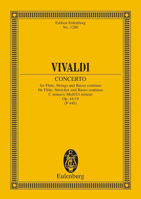 Concerto C minor op. 44/19 RV 441 / PV 440 韋瓦第 協奏曲小調 總譜 歐伊倫堡版 | 小雅音樂 Hsiaoya Music