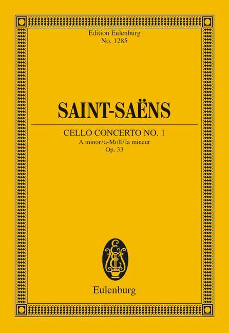 Concerto No. 1 A minor op. 33 聖桑斯 協奏曲 小調 總譜 歐伊倫堡版 | 小雅音樂 Hsiaoya Music