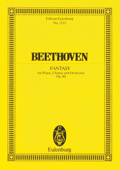 Fantasy op. 80 C minor 貝多芬 幻想曲 小調 總譜 歐伊倫堡版 | 小雅音樂 Hsiaoya Music