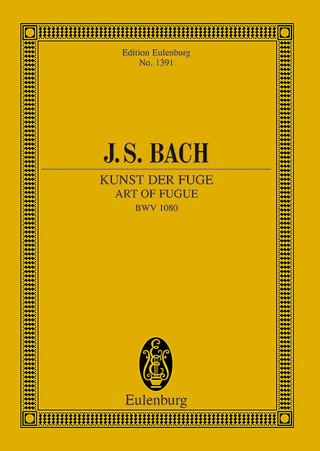 Art of Fugue BWV 1080 巴赫約翰‧瑟巴斯提安 復格曲 總譜 歐伊倫堡版 | 小雅音樂 Hsiaoya Music