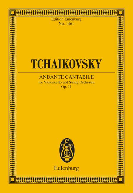 Andante cantabile op. 11 CW 348 柴科夫斯基．彼得 如歌的行板 大提琴加管弦樂團 歐伊倫堡版 | 小雅音樂 Hsiaoya Music