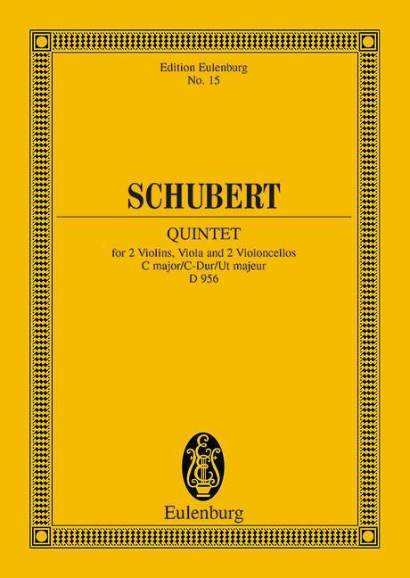 String Quintet C major op. 163 D 956 舒伯特 弦樂五重奏大調 總譜 歐伊倫堡版 | 小雅音樂 Hsiaoya Music