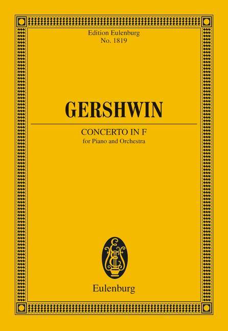 Concerto in F 蓋希文 協奏曲 總譜 歐伊倫堡版 | 小雅音樂 Hsiaoya Music