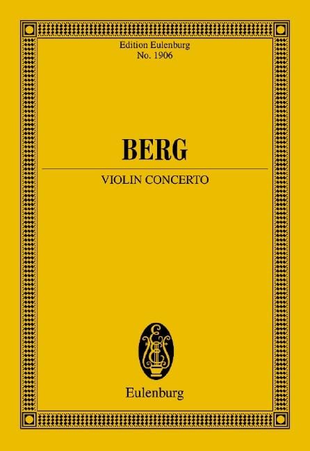 Violin Concerto 貝爾格．阿班 小提琴協奏曲 總譜 朔特版 | 小雅音樂 Hsiaoya Music