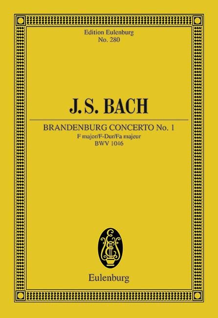 Brandenburg Concerto No. 1 F major BWV 1046 巴赫約翰‧瑟巴斯提安 布蘭登堡協奏曲 大調 總譜 歐伊倫堡版 | 小雅音樂 Hsiaoya Music