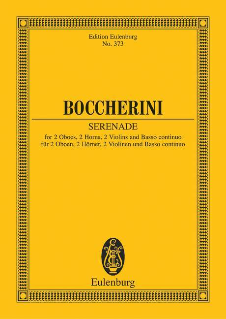 Serenade D major 玻凱利尼 小夜曲大調 總譜 歐伊倫堡版 | 小雅音樂 Hsiaoya Music
