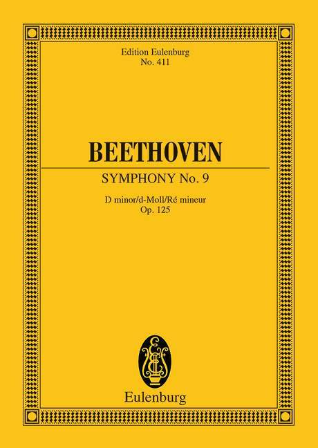 Symphony No. 9 D minor op. 125 Choral 貝多芬 交響曲 小調 合唱 總譜 歐伊倫堡版 | 小雅音樂 Hsiaoya Music