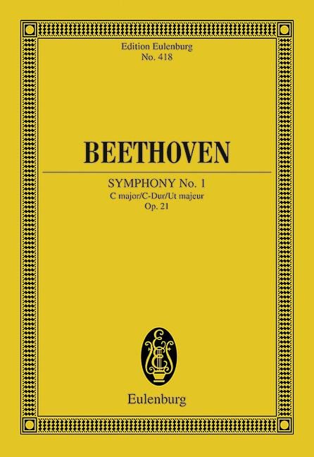 Symphony No. 1 C major op. 21 貝多芬 交響曲 大調 總譜 歐伊倫堡版 | 小雅音樂 Hsiaoya Music