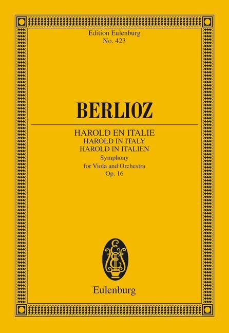 Harold in Italy op. 16 Symphony 白遼士 哈羅德在義大利 交響曲 總譜 歐伊倫堡版 | 小雅音樂 Hsiaoya Music