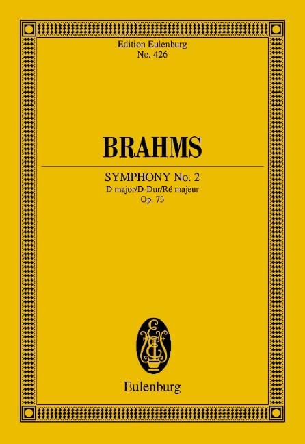 Symphony No. 2 D major op. 73 布拉姆斯 交響曲 大調 總譜 歐伊倫堡版 | 小雅音樂 Hsiaoya Music