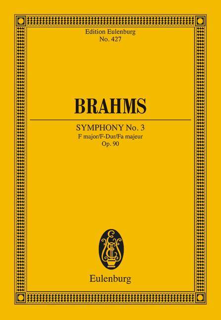 Symphony No. 3 F major op. 90 布拉姆斯 交響曲 大調 總譜 歐伊倫堡版 | 小雅音樂 Hsiaoya Music