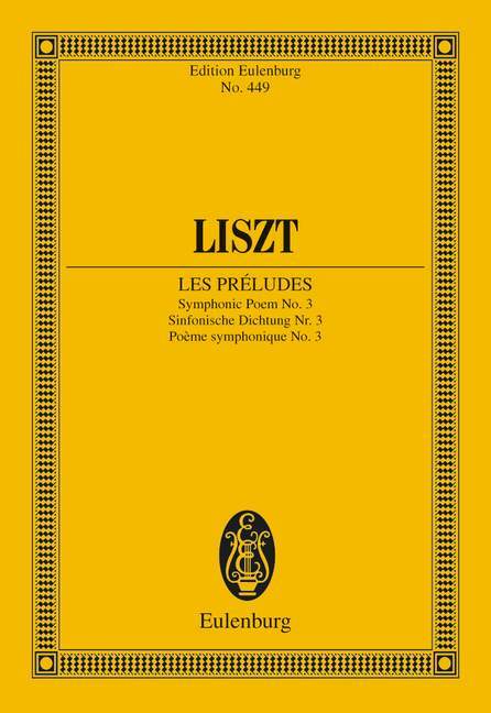 Les Préludes Symphonic Poem No. 3 李斯特 前奏曲交響詩 總譜 歐伊倫堡版 | 小雅音樂 Hsiaoya Music