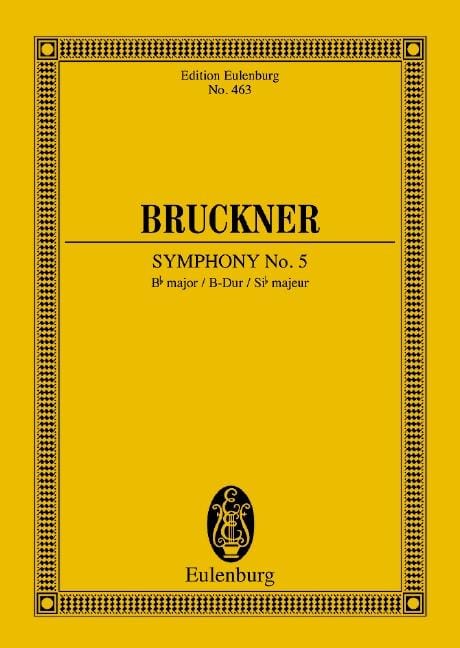 Symphony No. 5 Bb major 布魯克納 交響曲 大調 總譜 歐伊倫堡版 | 小雅音樂 Hsiaoya Music
