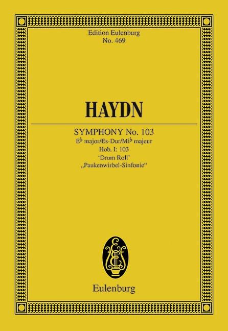 Symphony No. 103 Eb major Drum Roll Hob. I: 103 London No. 8 海頓 交響曲 大調鼓 總譜 歐伊倫堡版 | 小雅音樂 Hsiaoya Music