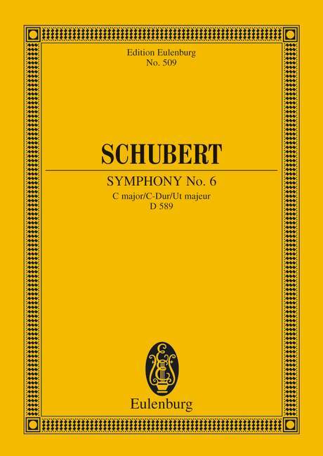 Symphony No. 6 C Major D 589 Die Kleine 舒伯特 交響曲 大調 總譜 歐伊倫堡版 | 小雅音樂 Hsiaoya Music