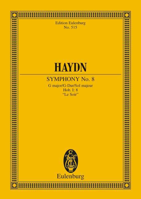Symphony No. 8 G major Hob. I: 8 Le Soir / La Tempesta 海頓 交響曲 大調 總譜 歐伊倫堡版 | 小雅音樂 Hsiaoya Music