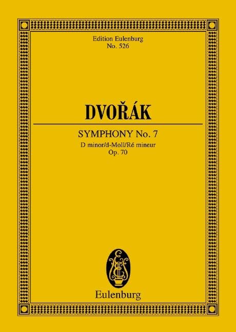Symphony No. 7 D minor op. 70 B 141 (früher Nr. 2) 德弗札克 交響曲 小調 總譜 歐伊倫堡版 | 小雅音樂 Hsiaoya Music