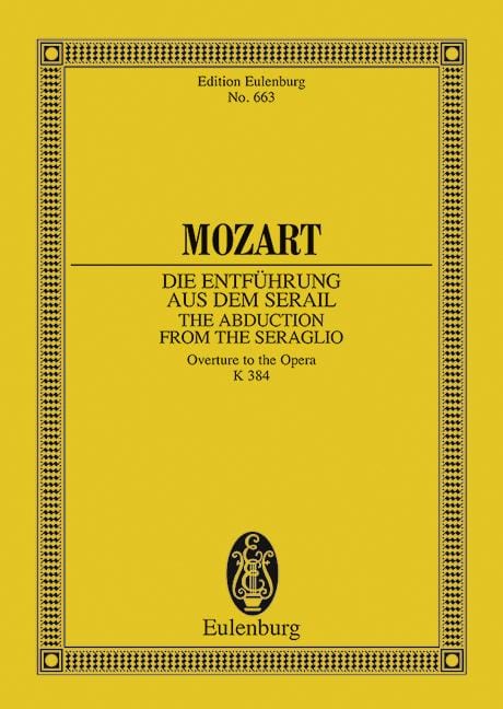 The Abduction from the Seraglio KV 384 Overture 莫札特 後宮誘逃 序曲 總譜 歐伊倫堡版 | 小雅音樂 Hsiaoya Music
