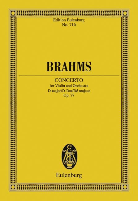 Concerto D Major op. 77 布拉姆斯 協奏曲大調 小提琴加鋼琴 歐伊倫堡版 | 小雅音樂 Hsiaoya Music