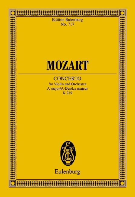 Concerto A Major KV 219 莫札特 協奏曲大調 小提琴加鋼琴 歐伊倫堡版 | 小雅音樂 Hsiaoya Music