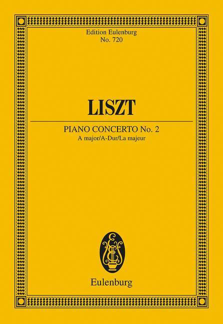 Piano Concerto No. 2 A major 李斯特 鋼琴協奏曲 大調 總譜 歐伊倫堡版 | 小雅音樂 Hsiaoya Music