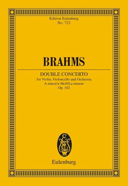 Double Concerto A minor op. 102 布拉姆斯 複協奏曲小調 總譜 歐伊倫堡版 | 小雅音樂 Hsiaoya Music