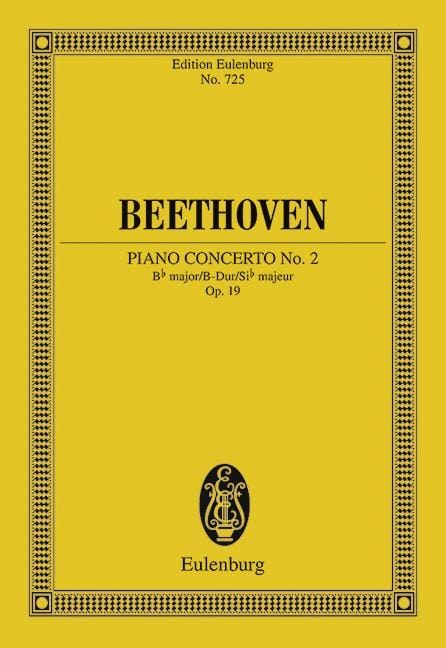Concerto No. 2 B-flat major op. 19 貝多芬 協奏曲 大調 總譜 歐伊倫堡版 | 小雅音樂 Hsiaoya Music