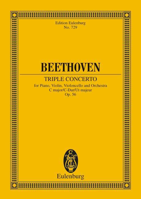 Triple Concerto C major op. 56 貝多芬 三重協奏曲大調 總譜 歐伊倫堡版 | 小雅音樂 Hsiaoya Music
