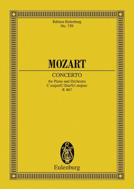 Concerto No. 21 C major KV 467 莫札特 協奏曲 大調 總譜 歐伊倫堡版 | 小雅音樂 Hsiaoya Music