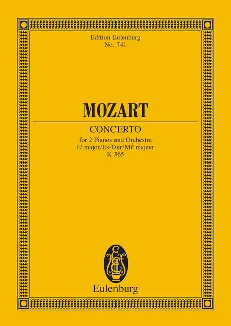 Concerto Eb major KV 365 莫札特 協奏曲大調 總譜 歐伊倫堡版 | 小雅音樂 Hsiaoya Music