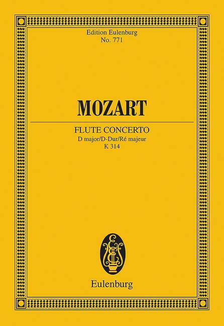 Concerto D major KV 314 莫札特 協奏曲大調 總譜 歐伊倫堡版 | 小雅音樂 Hsiaoya Music