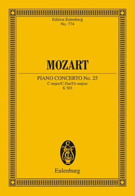 Concerto No. 25 C major KV 503 莫札特 協奏曲 大調 總譜 歐伊倫堡版 | 小雅音樂 Hsiaoya Music