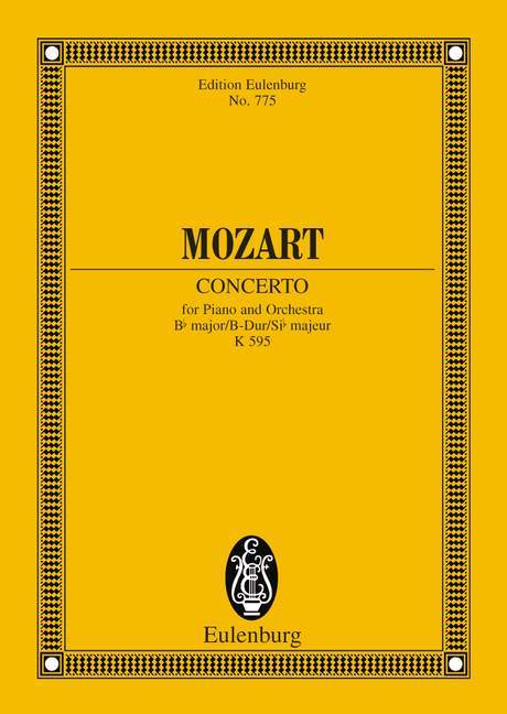 Concerto No. 27 Bb major KV 595 莫札特 協奏曲 大調 總譜 歐伊倫堡版 | 小雅音樂 Hsiaoya Music