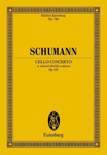 Concerto A minor op. 129 舒曼．羅伯特 協奏曲小調 總譜 歐伊倫堡版 | 小雅音樂 Hsiaoya Music