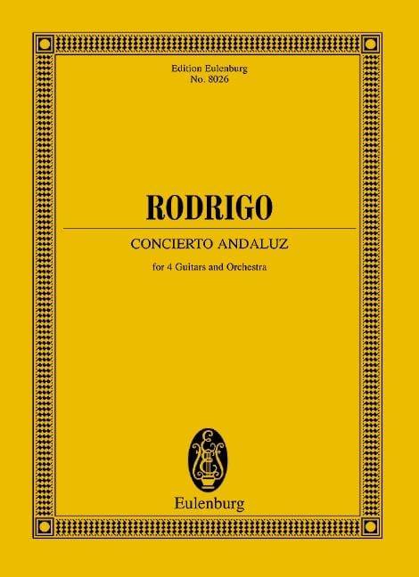 Concierto andaluz 羅德利哥 安達盧西亞舞曲 總譜 歐伊倫堡版 | 小雅音樂 Hsiaoya Music