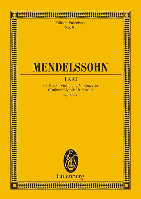 Piano Trio C minor op. 66 孟德爾頌˙菲利克斯 鋼琴三重奏小調 歐伊倫堡版 | 小雅音樂 Hsiaoya Music