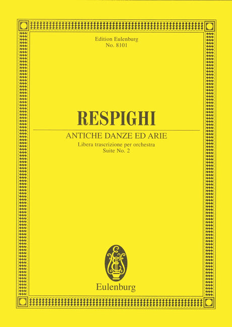 Antiche Danze ed Arie Suite No. 2 雷斯匹基 組曲 總譜 歐伊倫堡版 | 小雅音樂 Hsiaoya Music