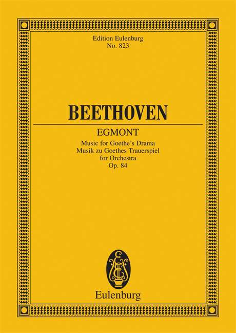 Egmont op. 84 Music for Goethe's Drama 貝多芬 艾格蒙 總譜 歐伊倫堡版 | 小雅音樂 Hsiaoya Music