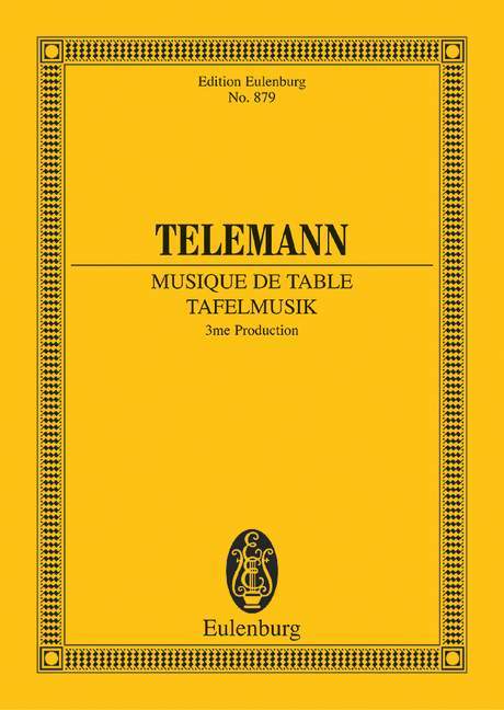 Musique de table 3me Production 泰勒曼 總譜 歐伊倫堡版 | 小雅音樂 Hsiaoya Music