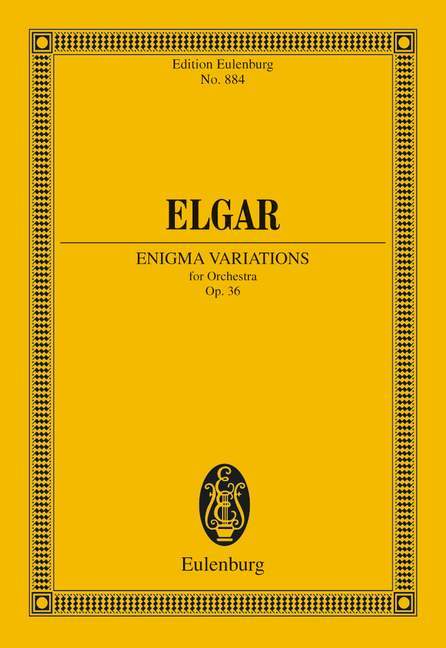 Enigma Variations op. 36 艾爾加 謎語變奏曲 總譜 歐伊倫堡版 | 小雅音樂 Hsiaoya Music