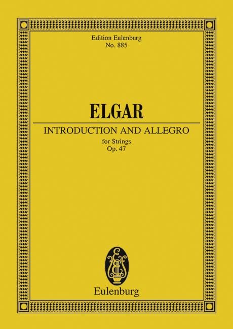 Introduction and Allegro op. 47 艾爾加 導奏與快板 總譜 歐伊倫堡版 | 小雅音樂 Hsiaoya Music